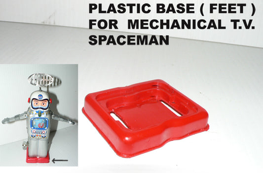 TELEVISION SPACEMAN PLASTIC FEET