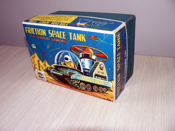 FRICTION SPACE TANK WITH SATELLITE LAUNCHER