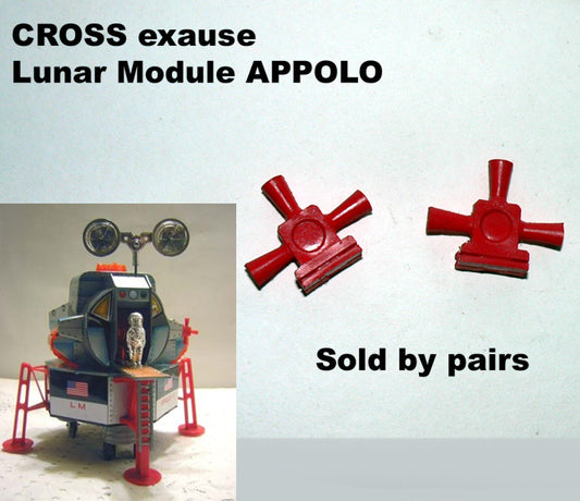 CROSS EXAUSE LUNAR MODULE APPOLO