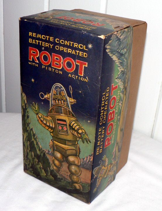 ROBOT WITH PISTON ACTION ( ROBBY ROBOT )